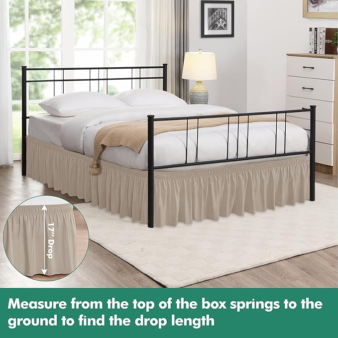 Bed Skirt - King - 17 in Drop