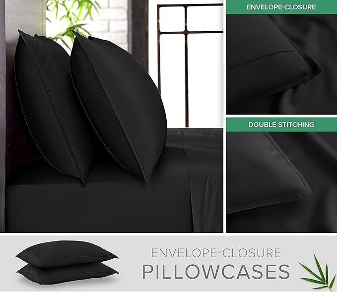 Bamboo Cooling Bed Sheet Set - Twin - 3 Piece