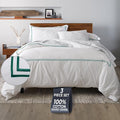 100% Cotton Duvet Cover Set - Queen - 90 x 90 in - 3 Piece