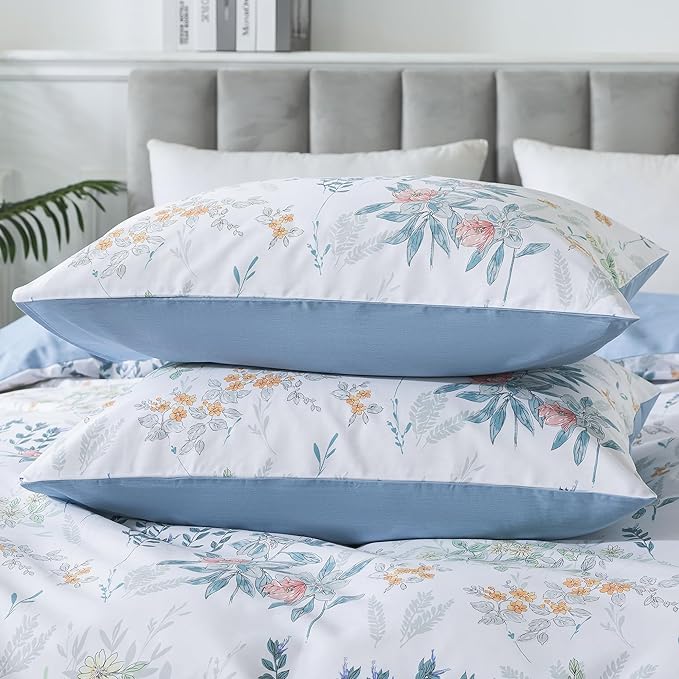 100% Cotton Duvet Cover Set - King - 3 Piece