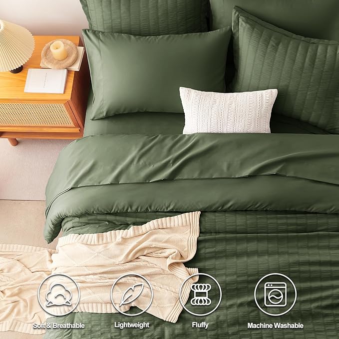 Down Alternative Comforter Set - King - 7 Piece