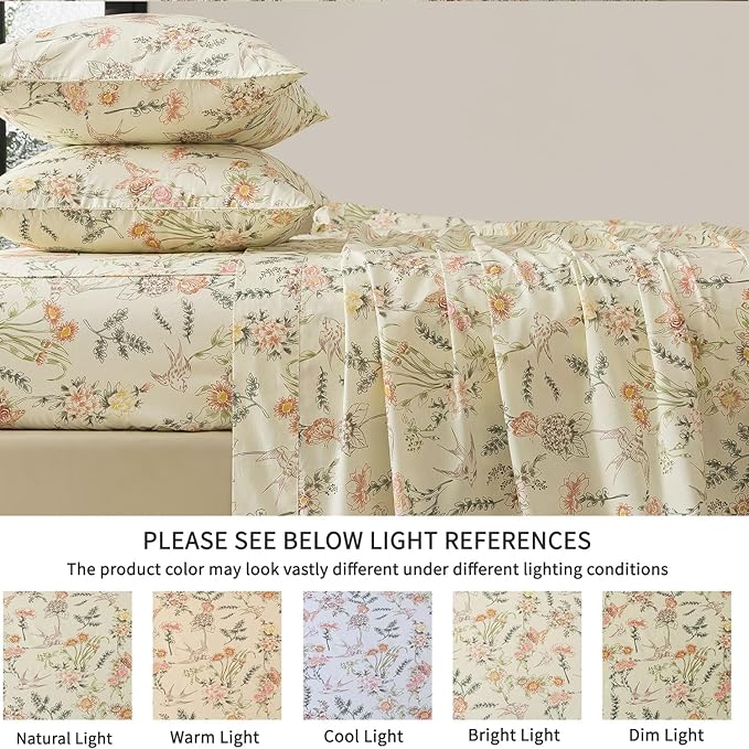 Bed Sheet Set - California King - 4 Piece