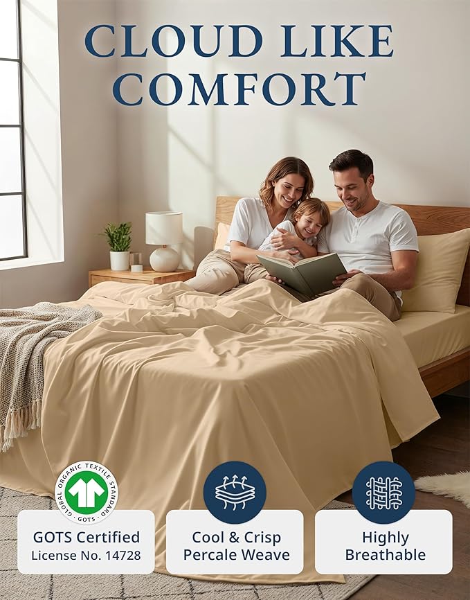 Linen Bed Sheet Set - Twin - 3 Piece
