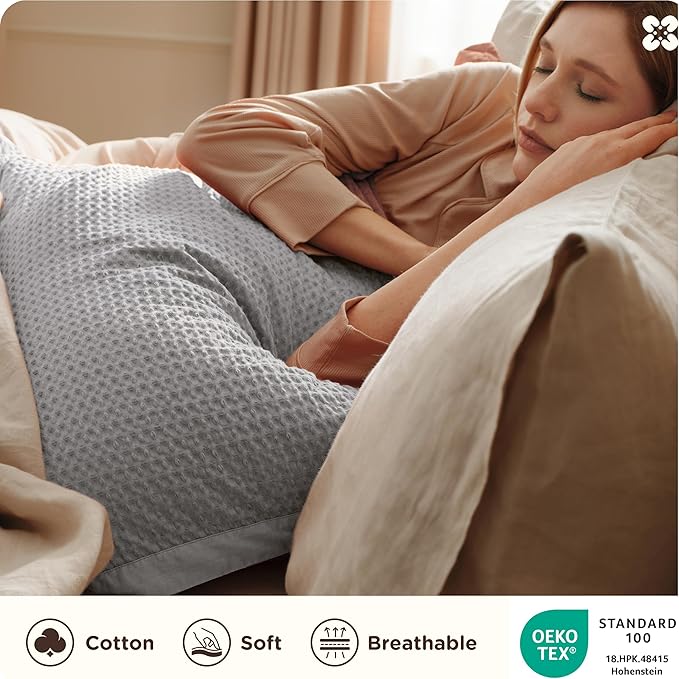 100% Cotton Duvet Cover Set - King - 3 Piece