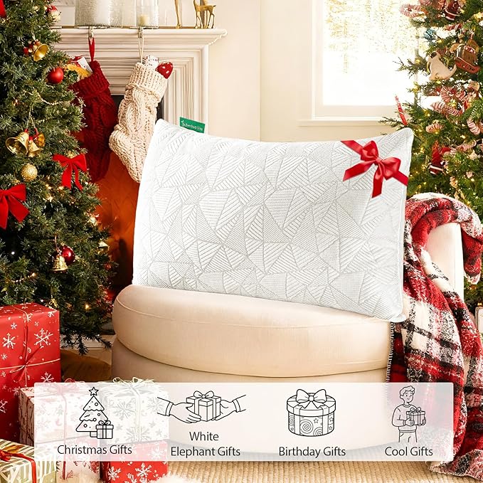 Memory Foam Cooling Bed Pillow - Queen