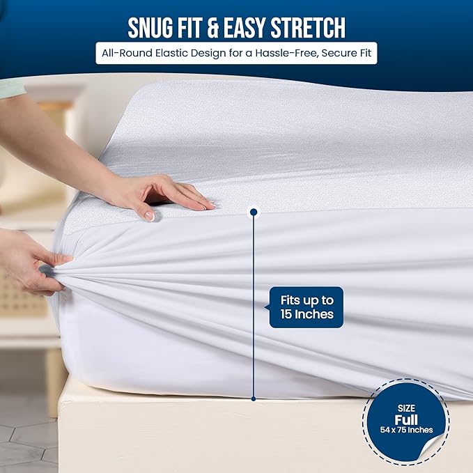 Waterproof Mattress Protector - Full - 14 Pack