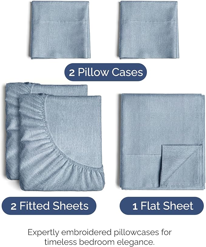 Cooling Bed Sheet Set - Split King - 5 Piece