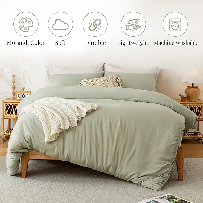 Microfiber Duvet Cover Set - 3 Piece