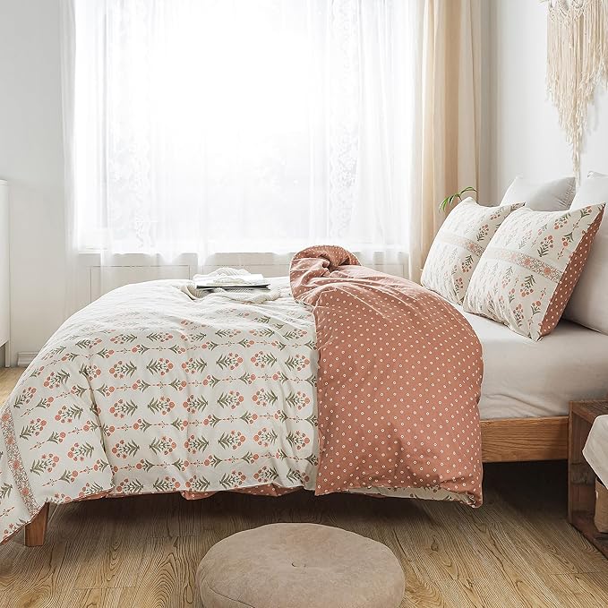 100% Cotton Duvet Cover Set - Queen - 3 Piece