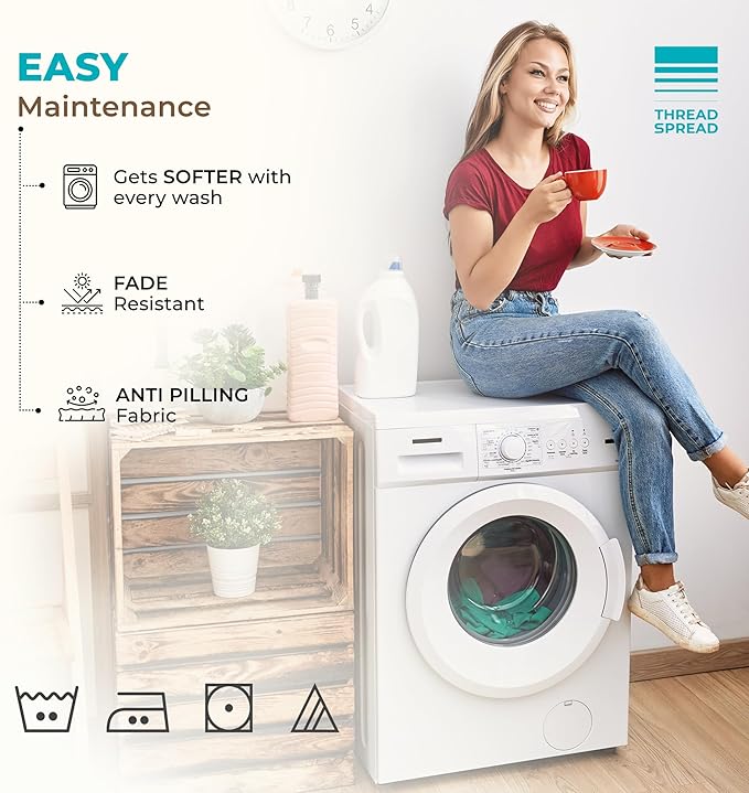 Cooling Bed Sheet Set - Queen - 16 in Deep Pocket - 4 Piece