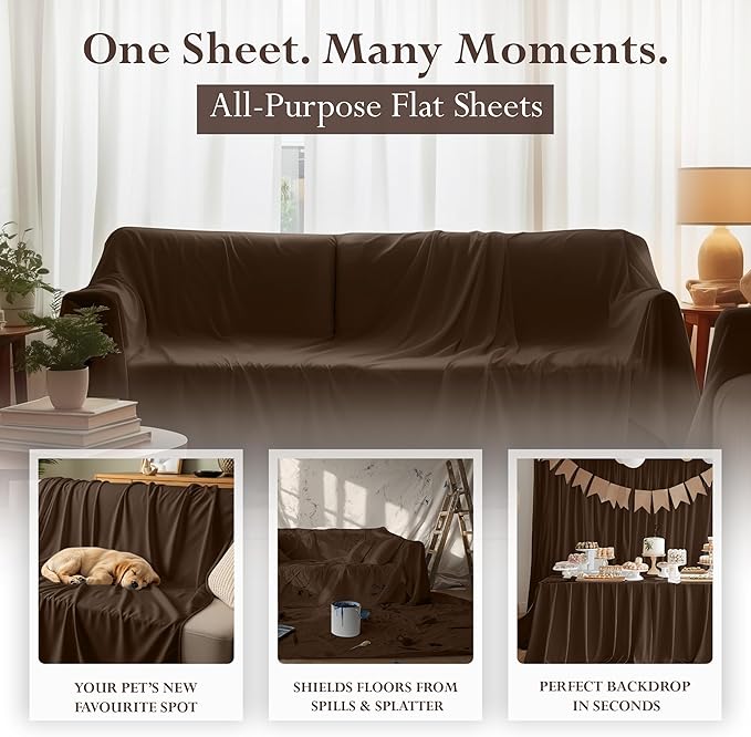 Microfiber Flat Sheet - King