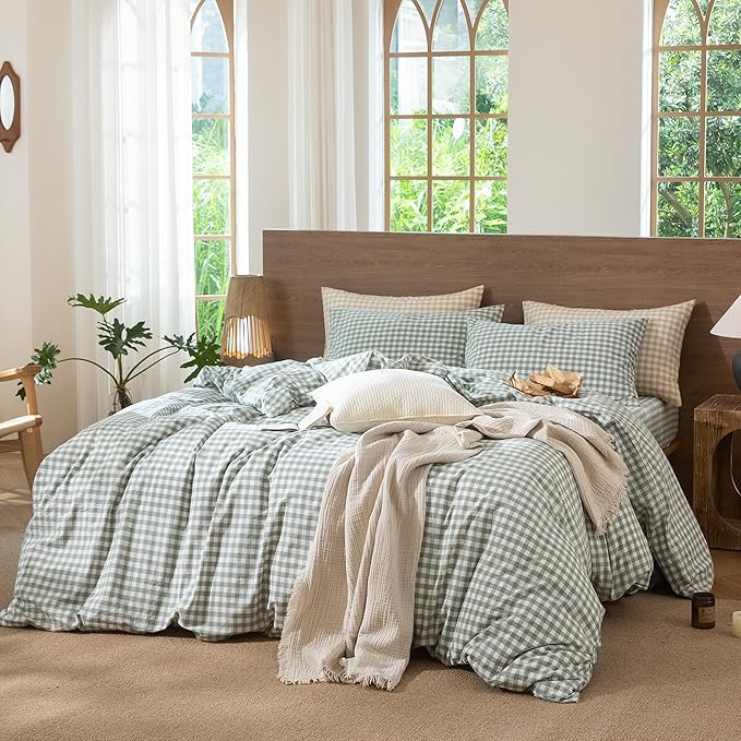 Linen Duvet Cover Set - Queen