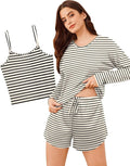 Shorts Pajama Set - Long Sleeve - 3 Piece