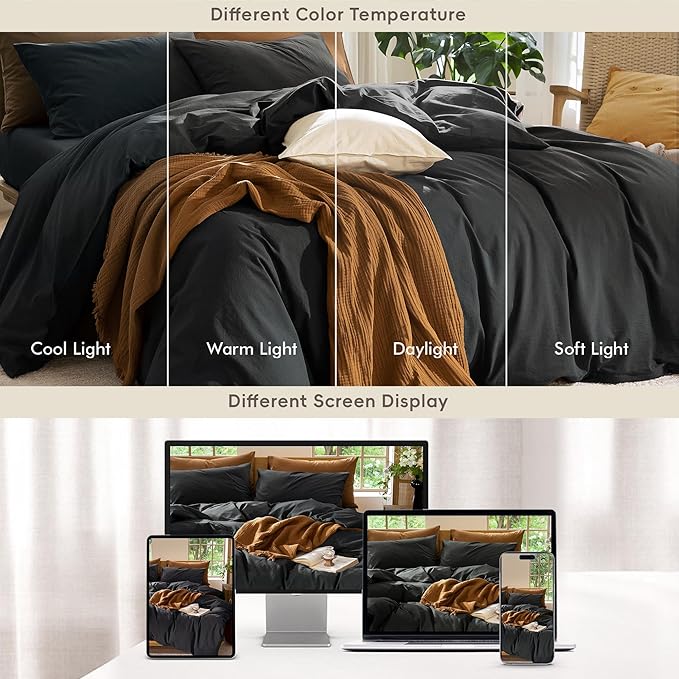 Linen Duvet Cover Set - King