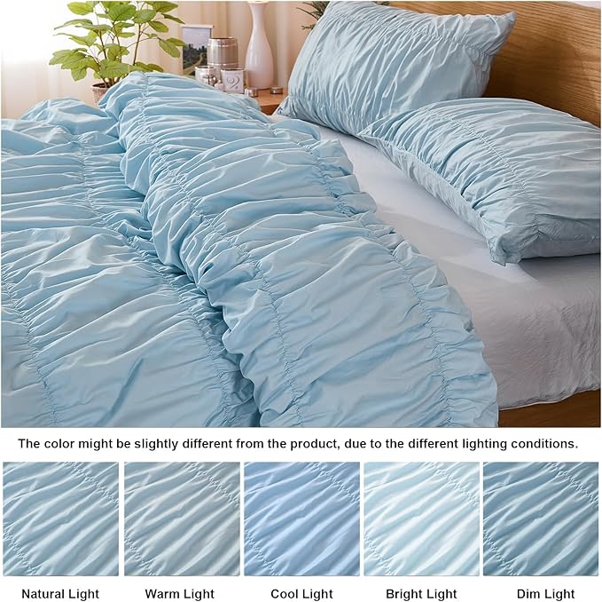 100% Cotton Comforter Set - Queen - 3 Piece