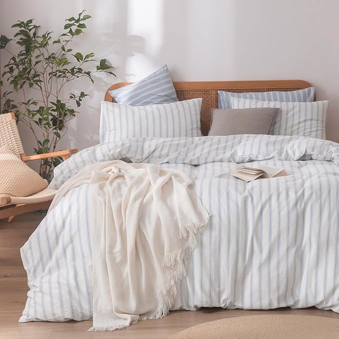 Linen Duvet Cover Set - King - 3 Piece