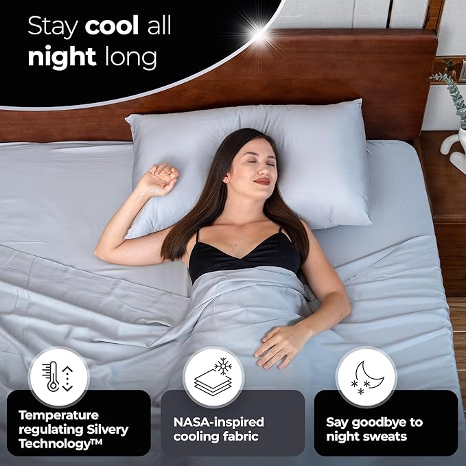 Cooling Pillowcase Set - King - 2 Pack