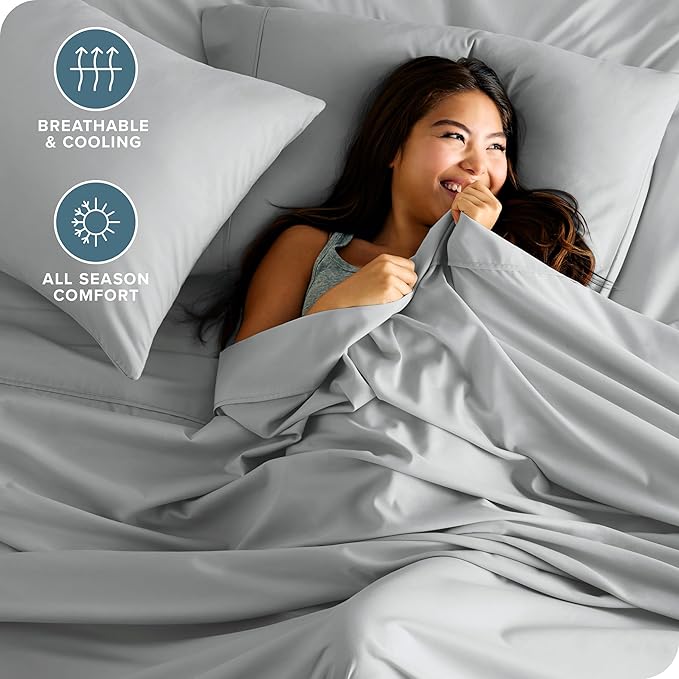 Microfiber Bed Sheet Set - Full - 4 Piece