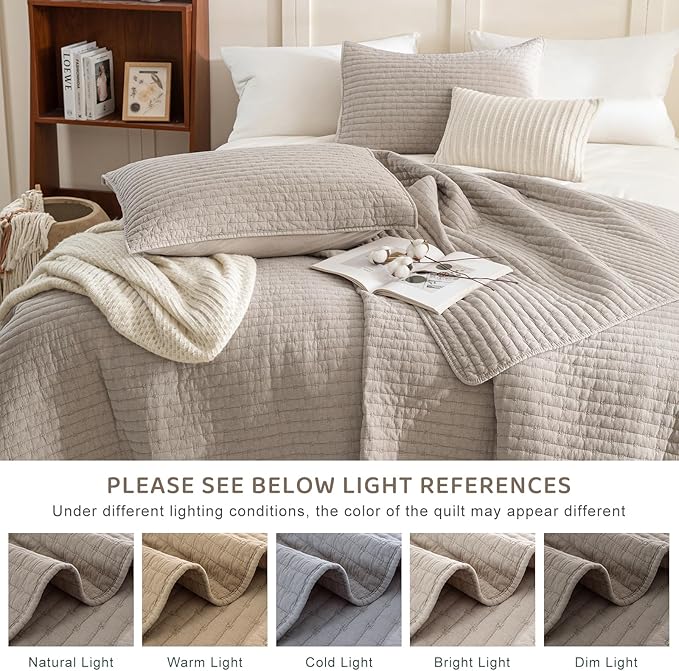 Linen Bedding Set - King - 3 Piece