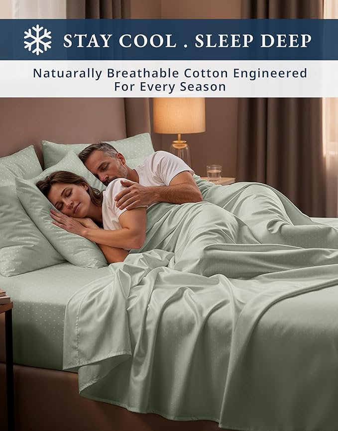 Linen Bed Sheet Set - Twin