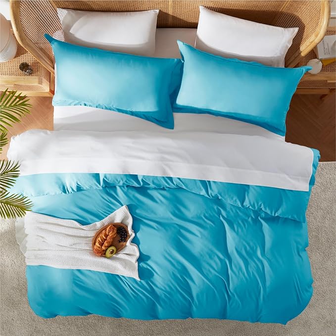 Down Alternative Duvet Cover Set - King - 4 Piece
