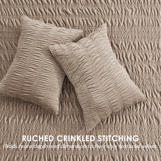 Velvet Quilt Set - King