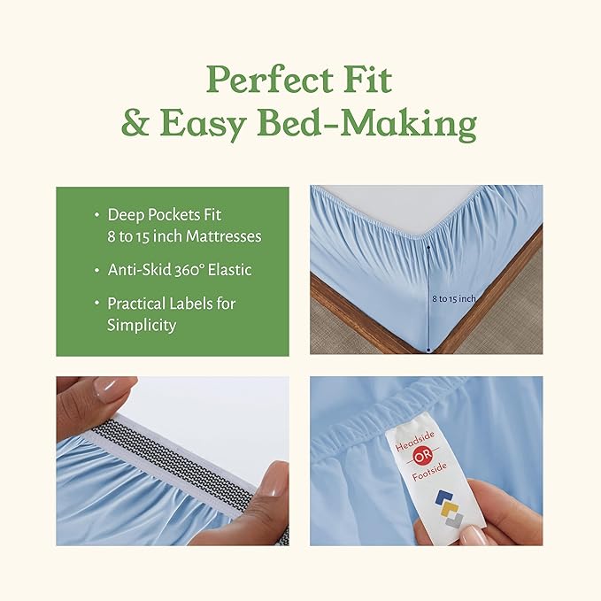 Bed Sheet Set - Full - 4 Piece