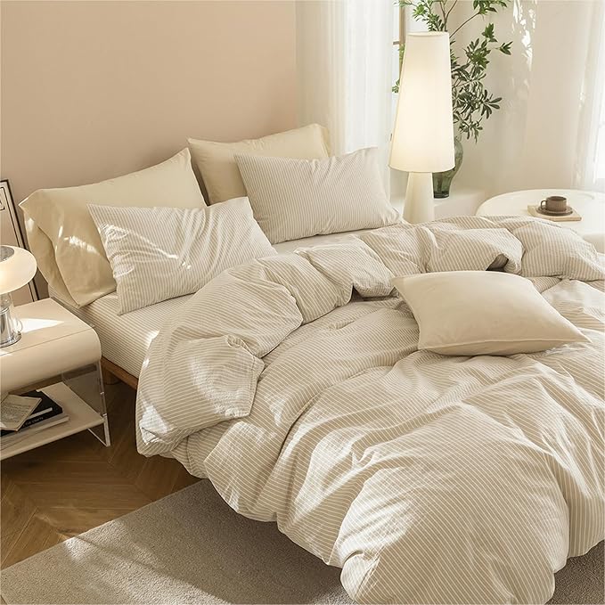Linen Duvet Cover Set - Queen - 3 Piece