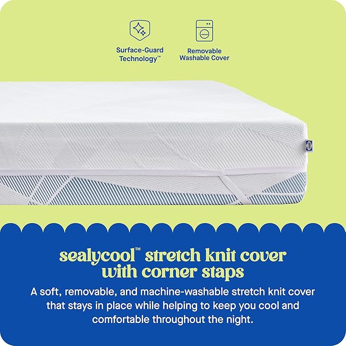 Memory Foam Cooling Mattress Topper - King