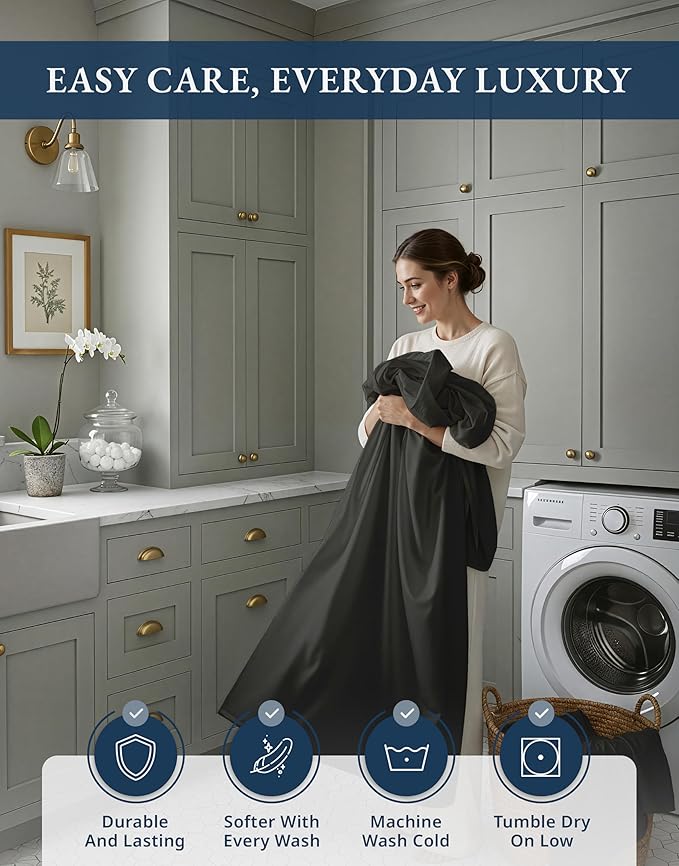 Cooling Bed Sheet Set - Queen - 15 in Deep Pocket
