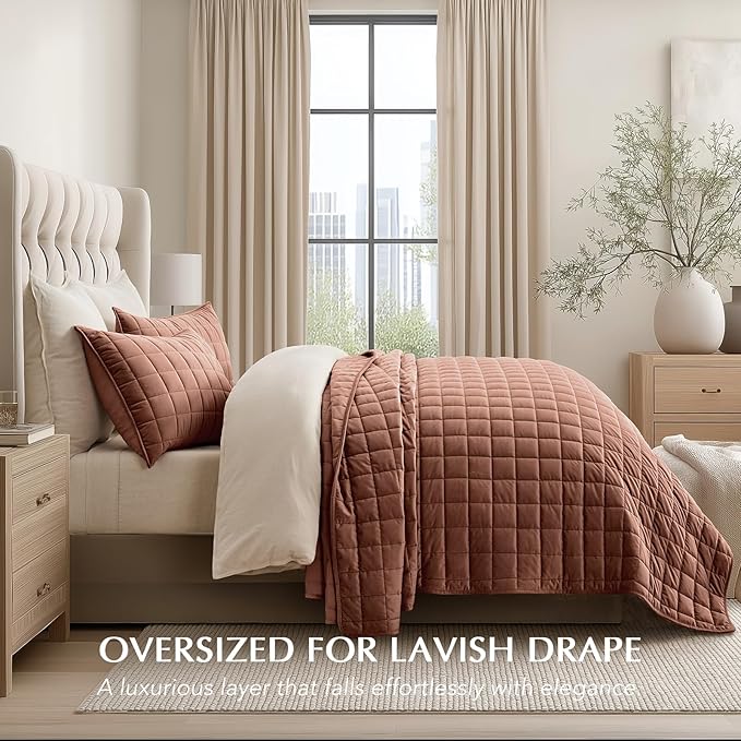 Velvet Quilt Set - Queen