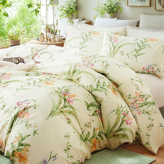 100% Cotton Duvet Cover Set - Queen - 3 Piece