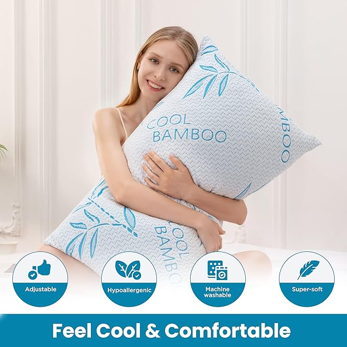 Memory Foam Hypoallergenic Bed Pillow