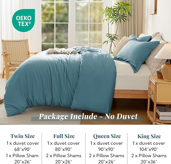 Microfiber Duvet Cover Set - 3 Piece