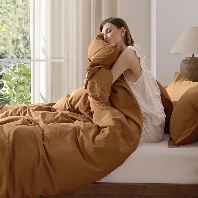 Linen Duvet Cover Set - Queen