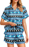 Women's Pajama Set - Short Sleeve - 2 Piece