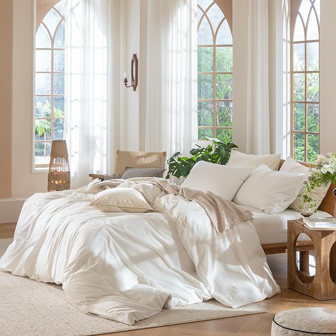 Linen Duvet Cover Set - Queen