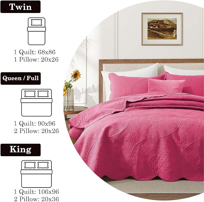 Microfiber Bedding Set - King - 3 Piece