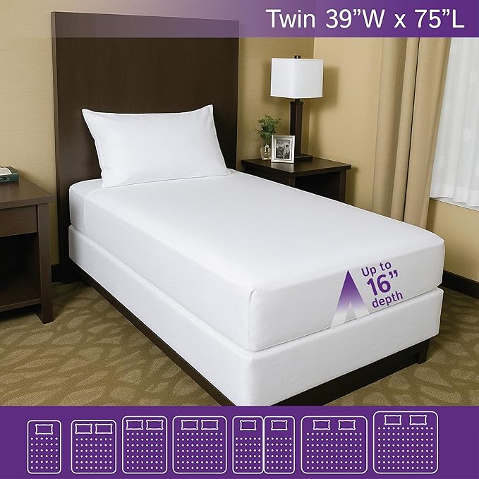 Waterproof Mattress Protector - Twin