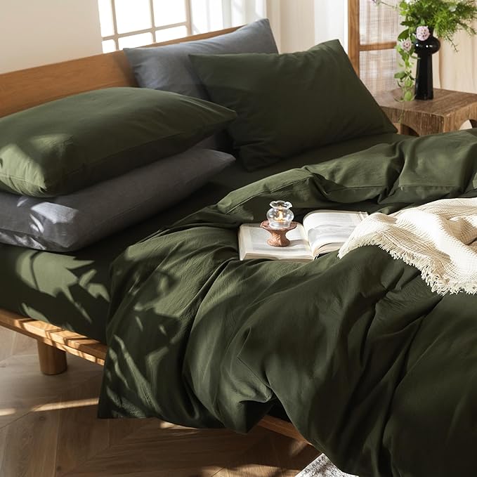 Linen Duvet Cover Set - Queen