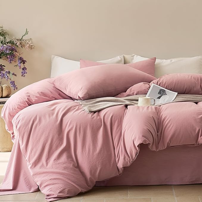 Linen Duvet Cover Set - Twin
