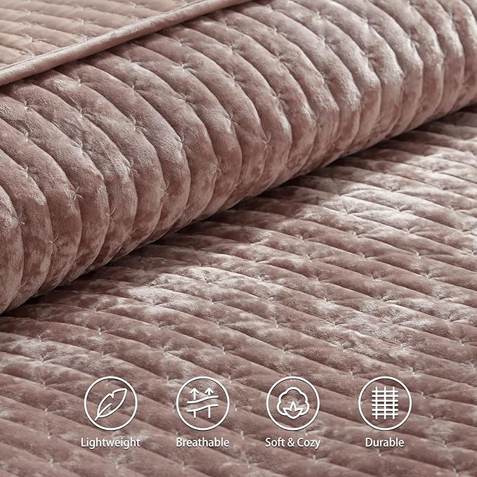Velvet Quilt Set - King