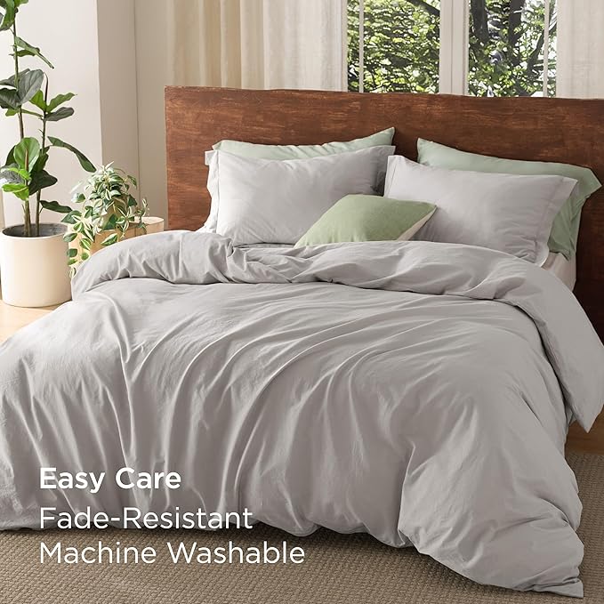 Linen Duvet Cover Set - King