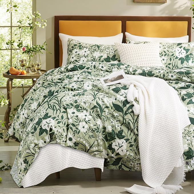 100% Cotton Duvet Cover Set - Queen - 3 Piece
