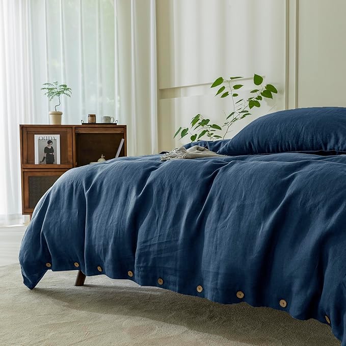Linen Duvet Cover Set - 3 Piece