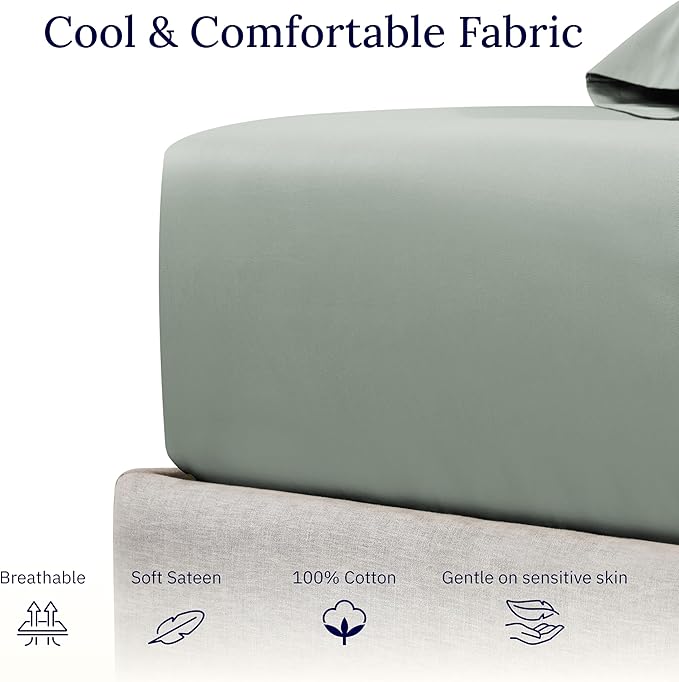 100% Cotton Fitted Sheet - Full