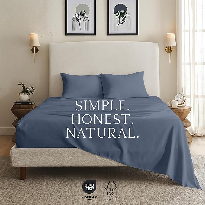Bamboo Cooling Pillowcase Set - Queen - 2 Piece