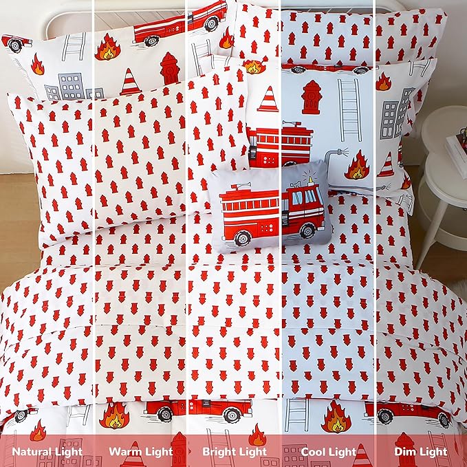 Microfiber Comforter Set - Twin - 6 Piece