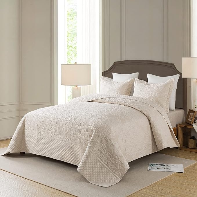 Microfiber Quilt Set - Queen