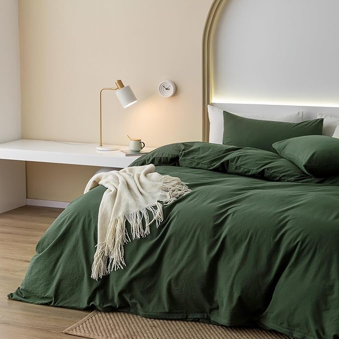 Linen Duvet Cover Set - Twin - 68 x 90 in - 2 Piece